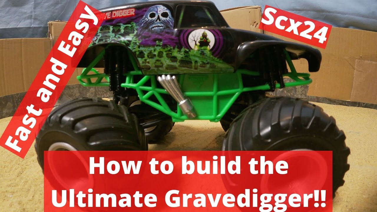 How to build the Ultimate SCX24 Gravedigger Monster Truck