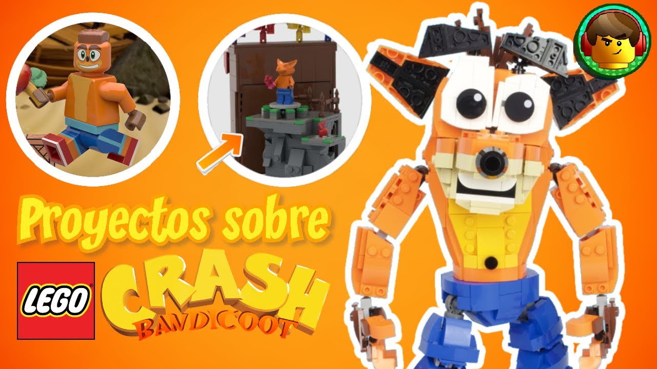 ¡Los PROYECTOS en LEGO Ideas sobre Crash Bandicoot!