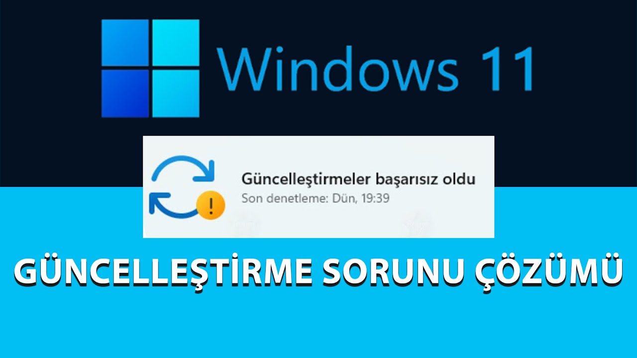 Windows 11 Güncelleme Sorunu Çözümü - Windows 10 Güncelleştirme Hatası [%100]