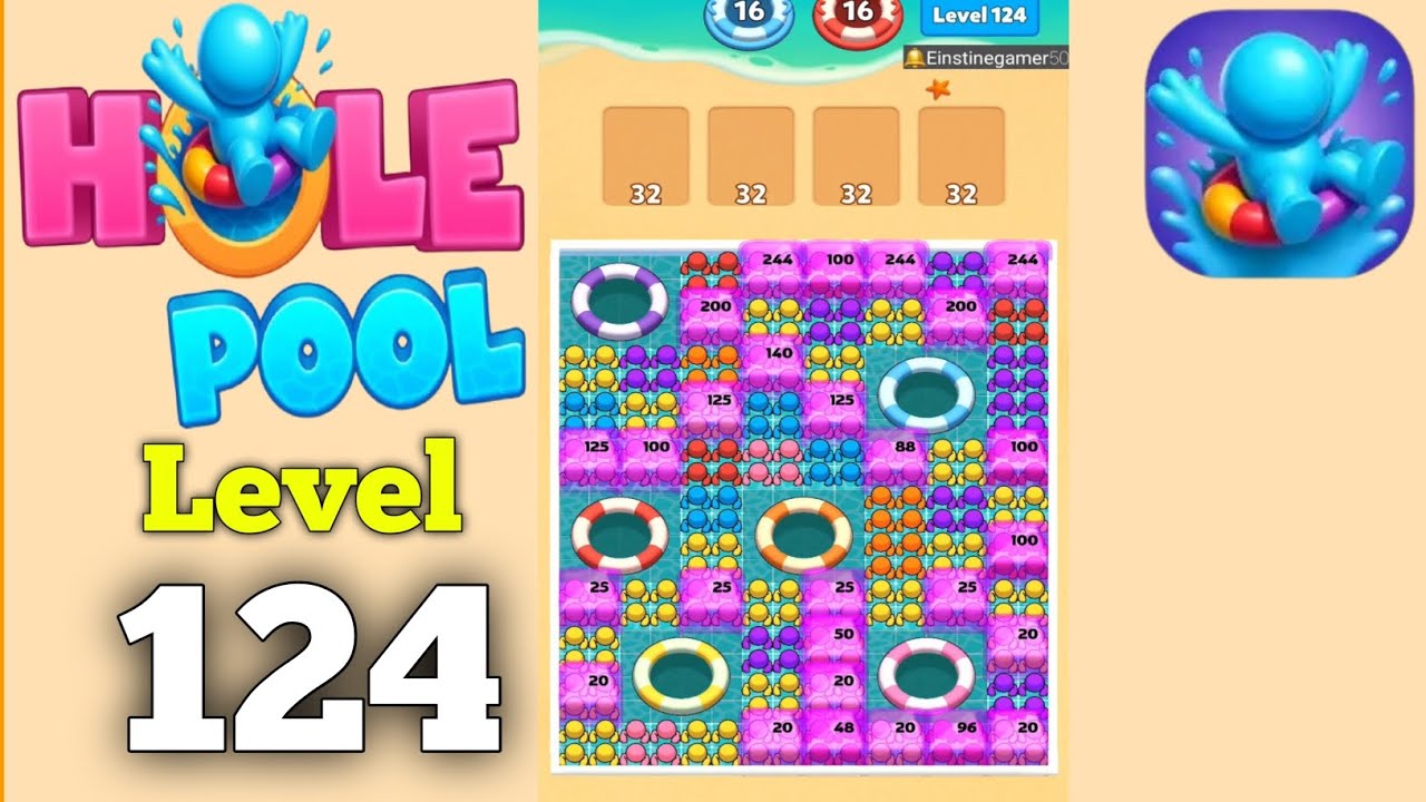 Hole Pool All People Level 124 Walkthrough Solution