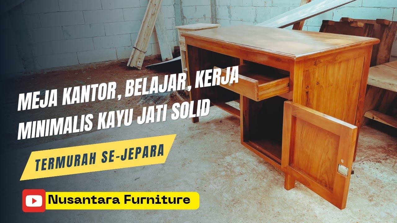 Meja Serbaguna Termurah Bisa COD #furniturejepara #mejakerja #mejabelajar #mejabiro