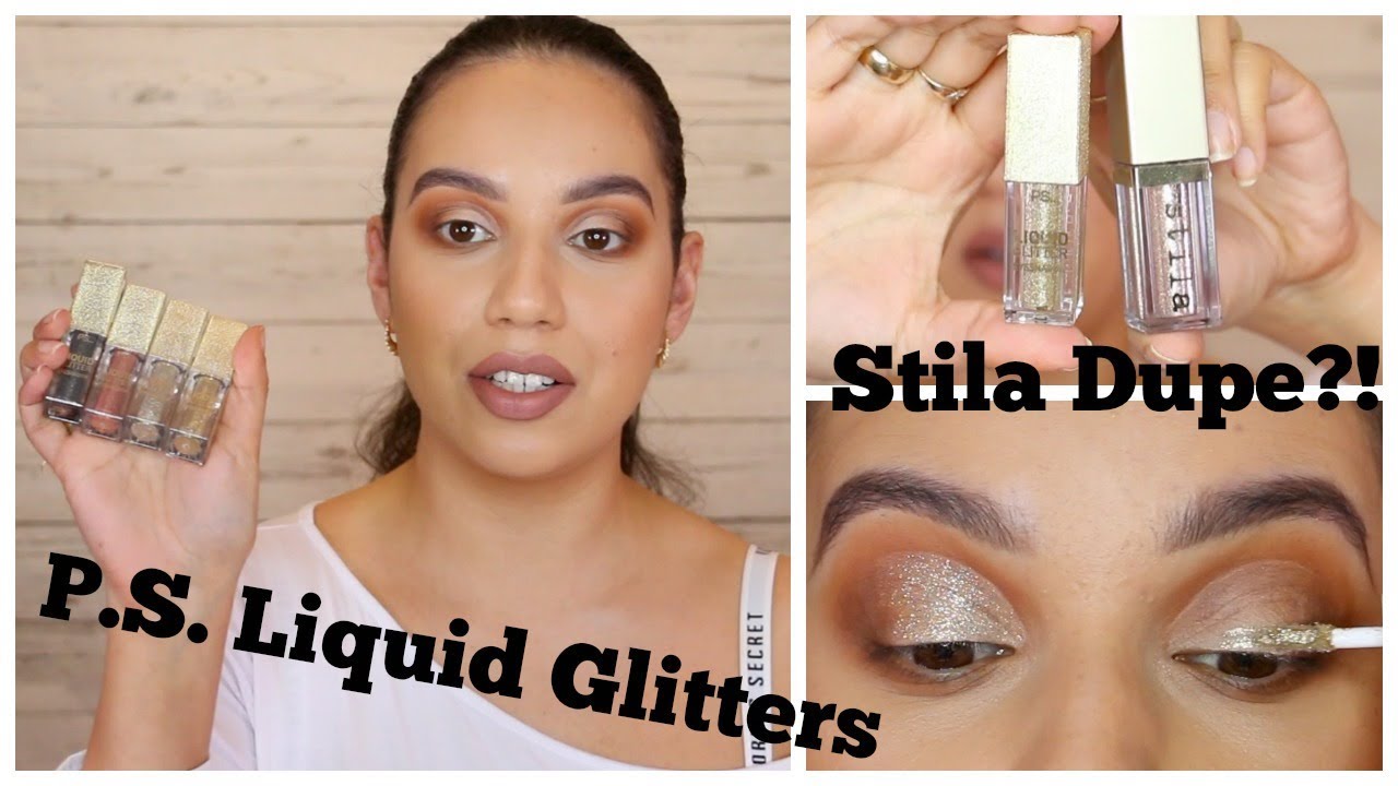 P.S. Liquid Glitters (Penneys/Primark) Vs Stila & Pixi | ChristineMUA