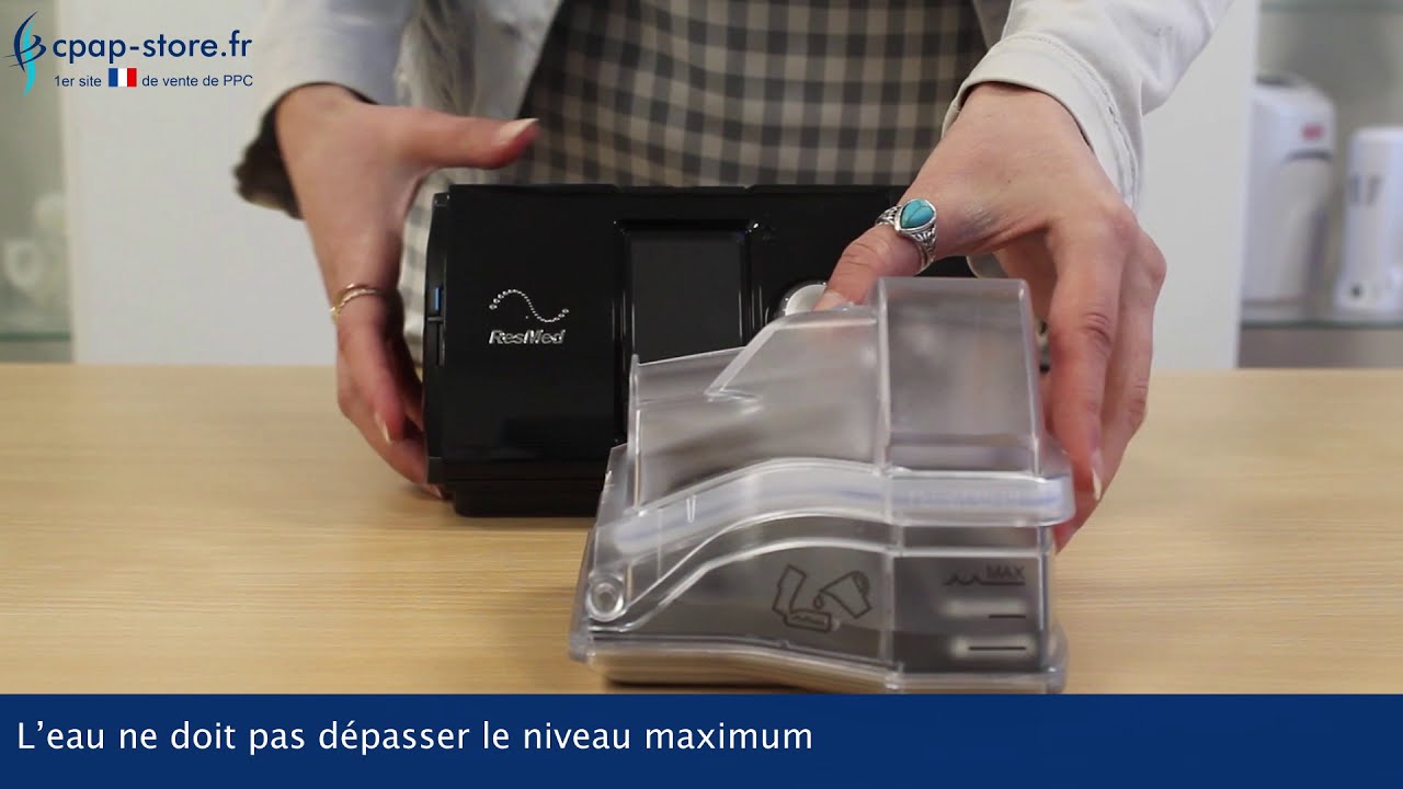 Comment utiliser l'humidificateur ResMed AirSense 10