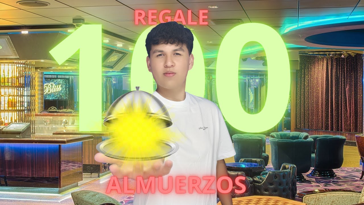 REGALE 100 almuerzos a 100 personas