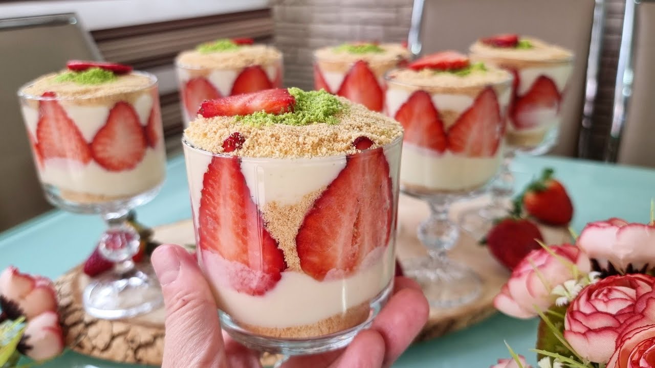 Ëmbëlsira për 10 minuta MAGNOLIA !!  Shije perfekte 🍓