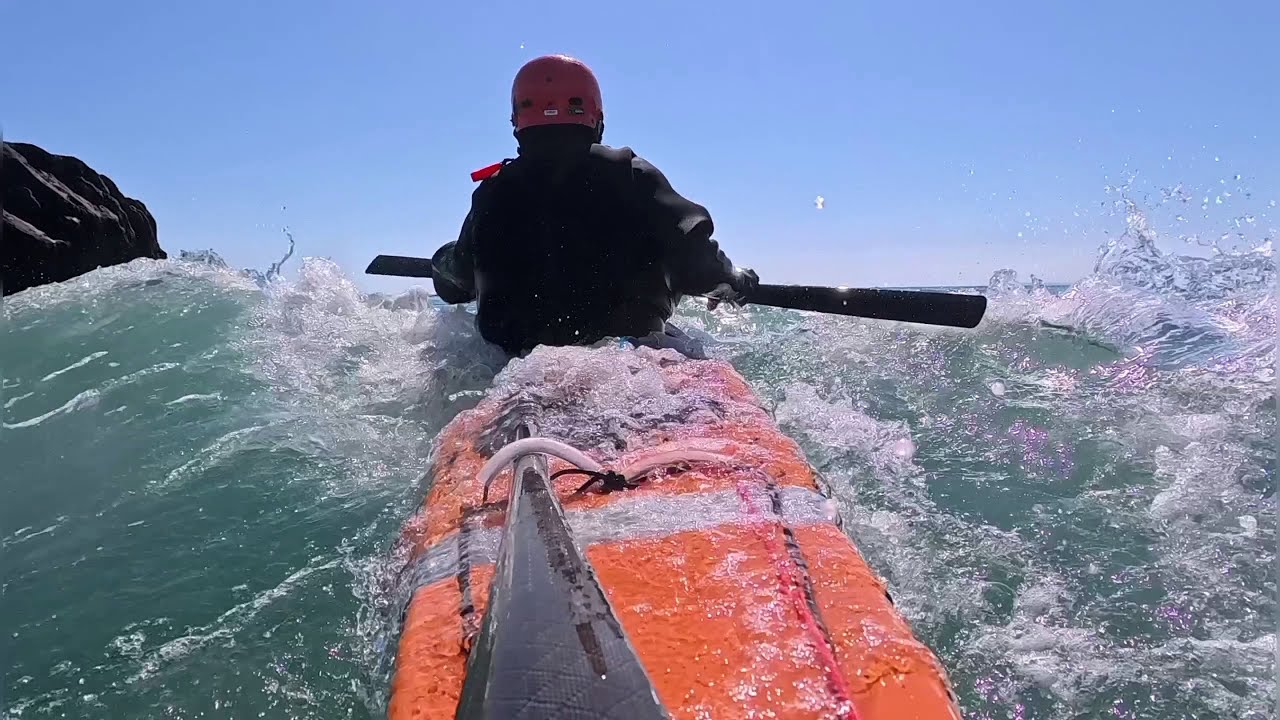 Playing in the currents at Île des Landes, Brittany. Rockpool Tarantella.