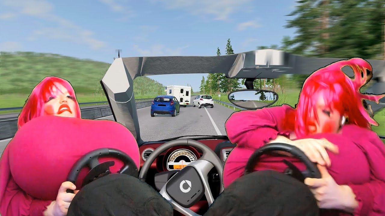 Karen Steals a Car in BeamNG...