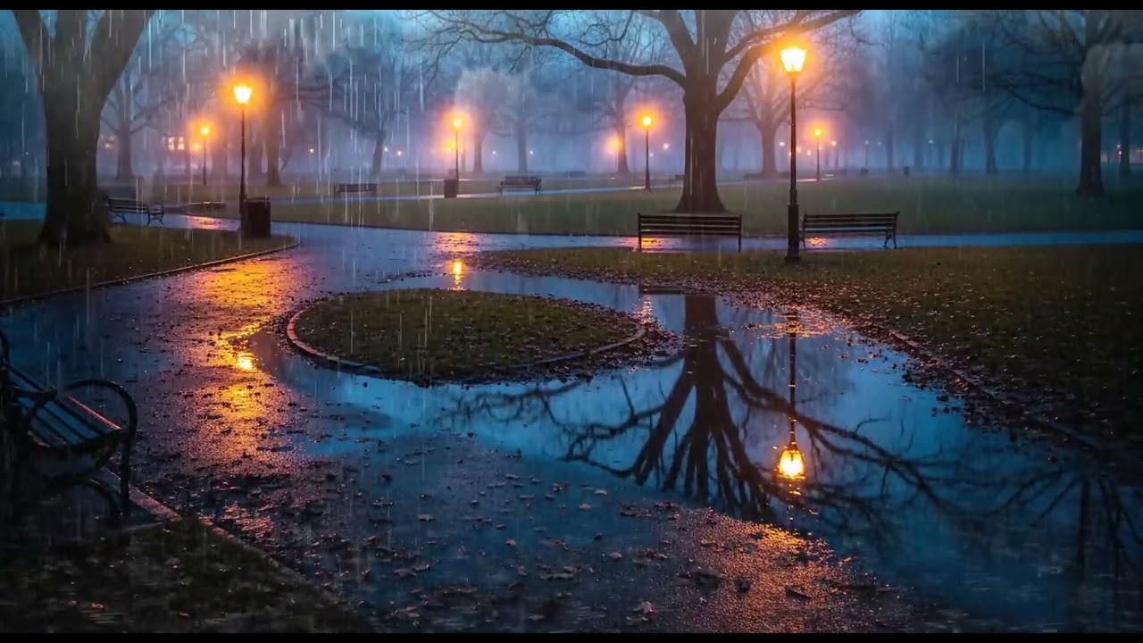 Press Play and Drift Away _ Endless Rain & Thunder