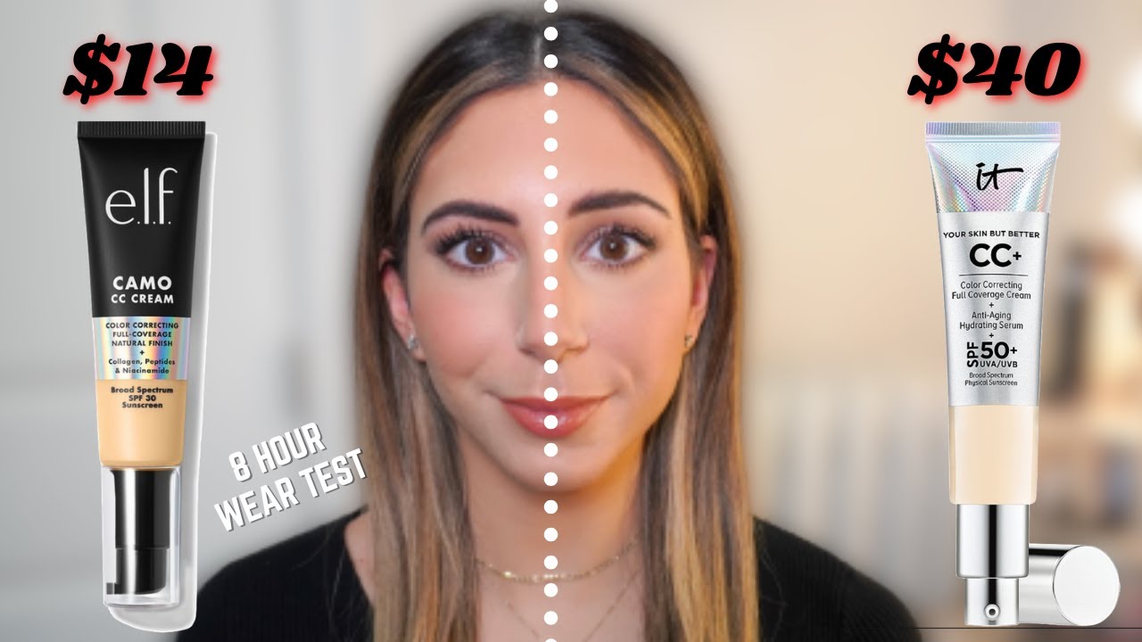 SPLURGE or SAVE?! ELF CAMO CC CREAM vs. IT COSMETICS CC CREAM | Estee Amos