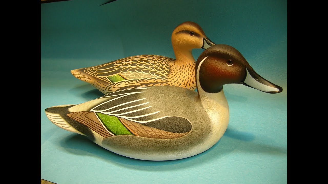 Decoy Carving, Pintails, 