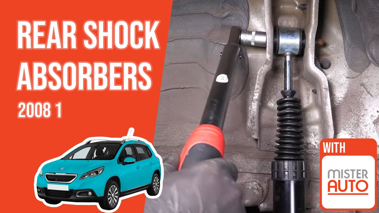 How to replace the rear shock absorbers Peugeot 2008 mk1 ➿