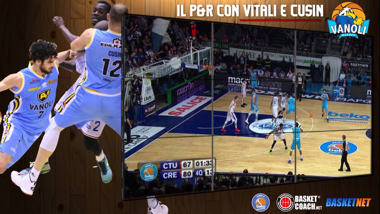 Basket Coach: Il pick and roll con Vitali e Cusin della Vanoli Cremona 2015-2016