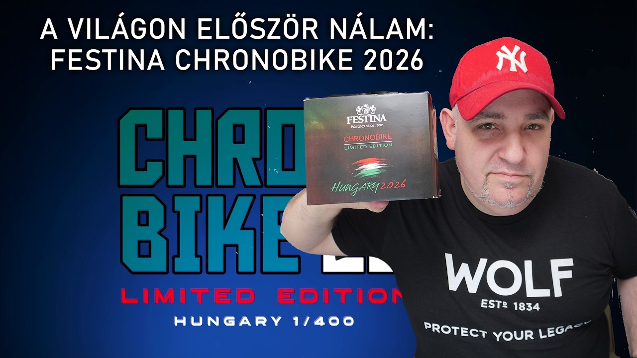 A világon először nálunk: Festina Chronobike 2026