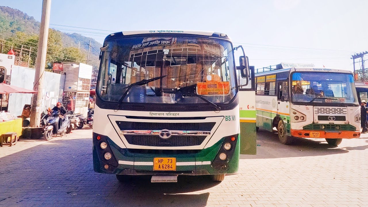 Kangra⛰️ To Hamirpur 🛣️HRTC Bus Journey Vlog 🎥 || Chamba - Shimla HRTC || #vlog #youtube #bus #hrtc