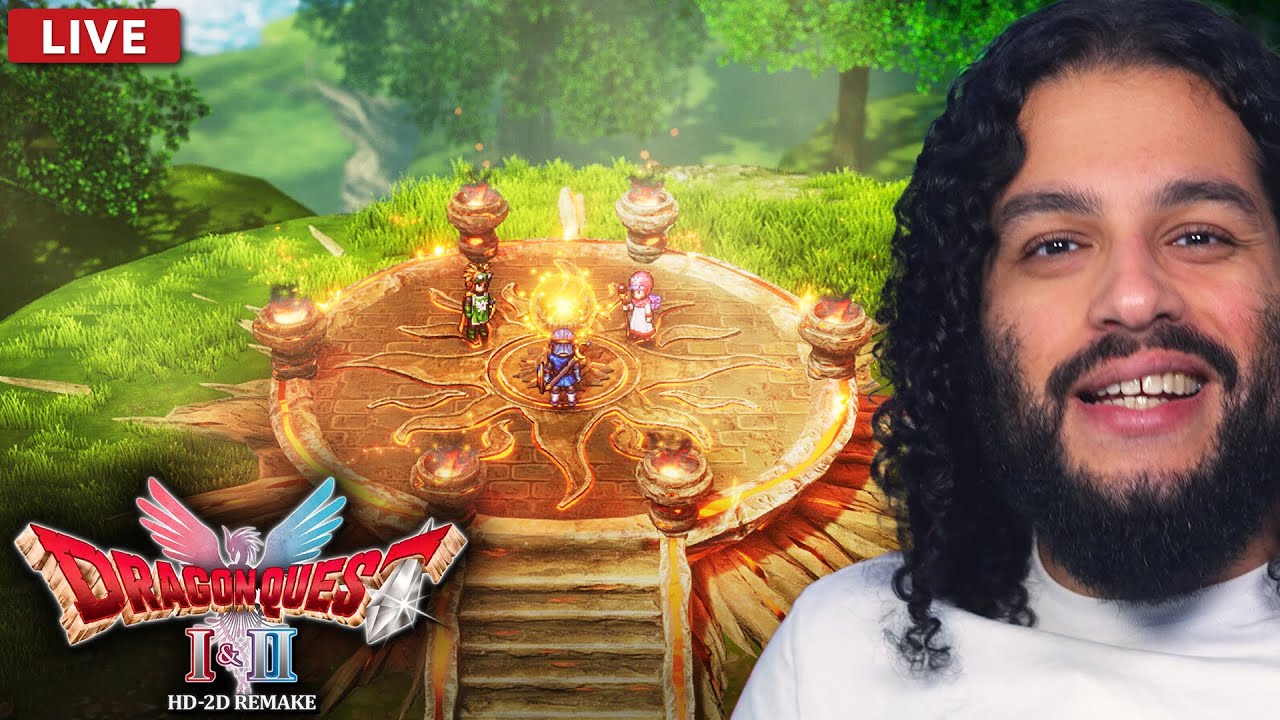 A 1&ordf; impress&atilde;o de um f&atilde; de DRAGON QUEST I & II HD-2D Remake! | Live do Cogu #41