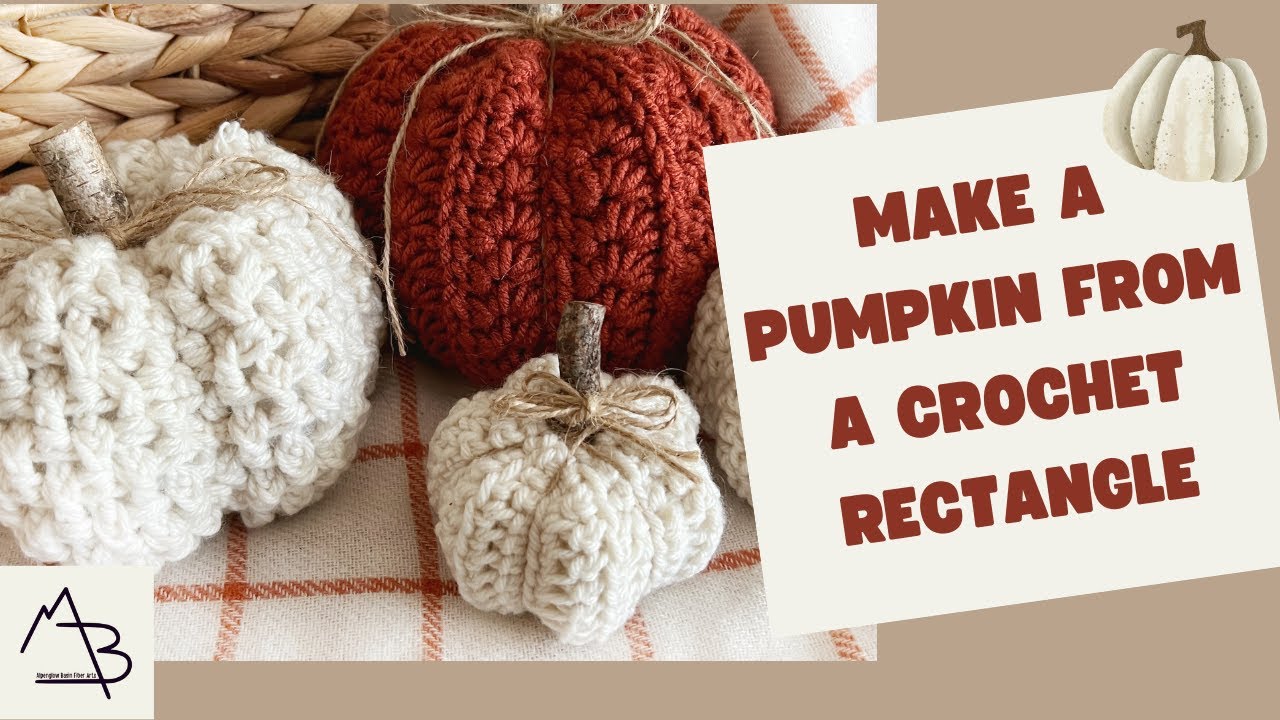 HOW TO MAKE & STYLE A CROCHET PUMPKIN - Easy Step by Step Tutorial/DIY Fall Home Decor