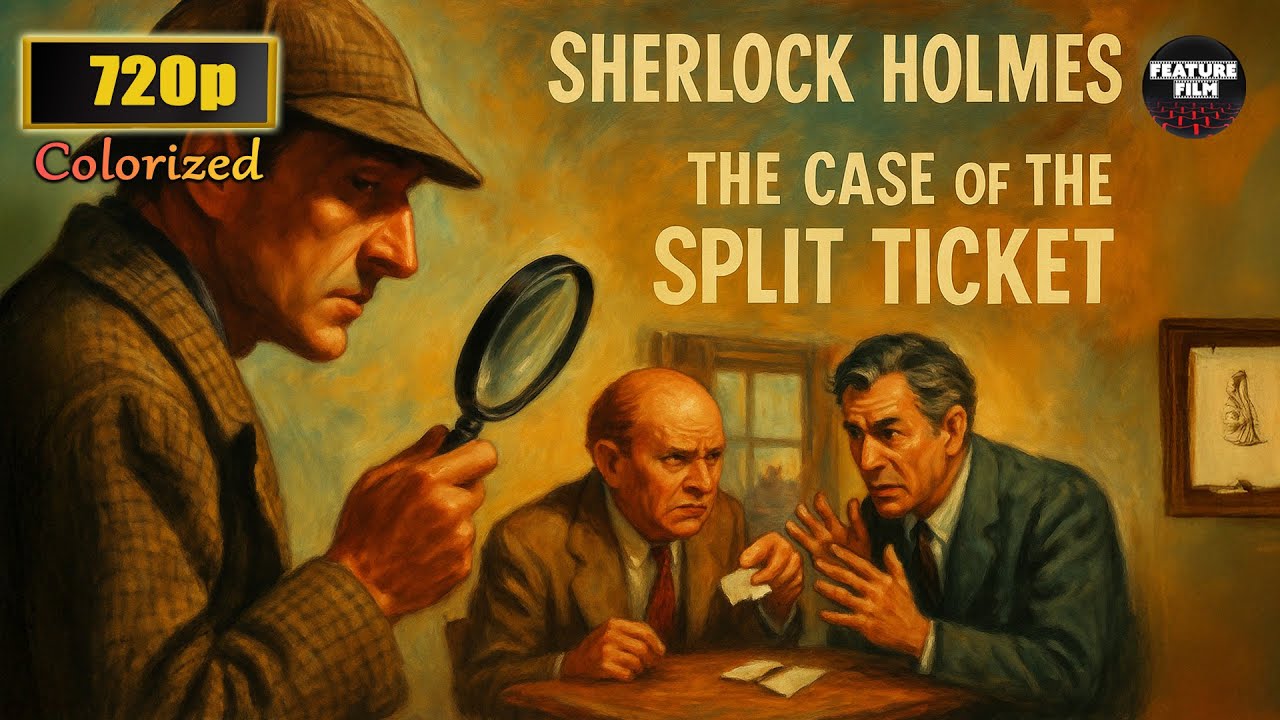 Sherlock Holmes: The Case of the Split Ticket (1954) | Colorized 720p Classic TV Mystery