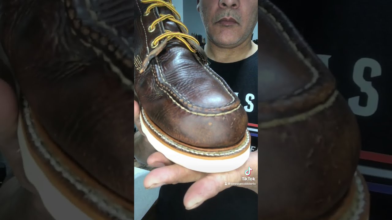 Thorogood Boots Resole #vibram #redwingshoes #redwingboots #workboots