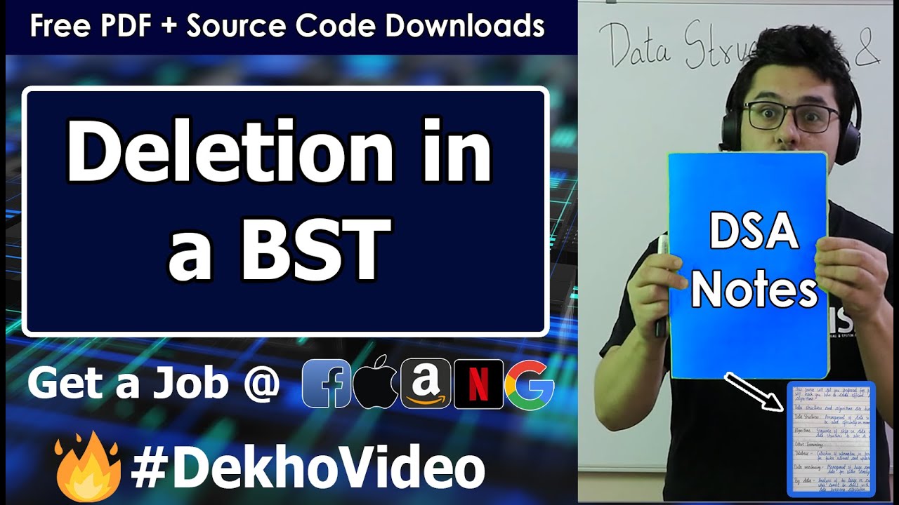 Deletion in a Binary Search Tree