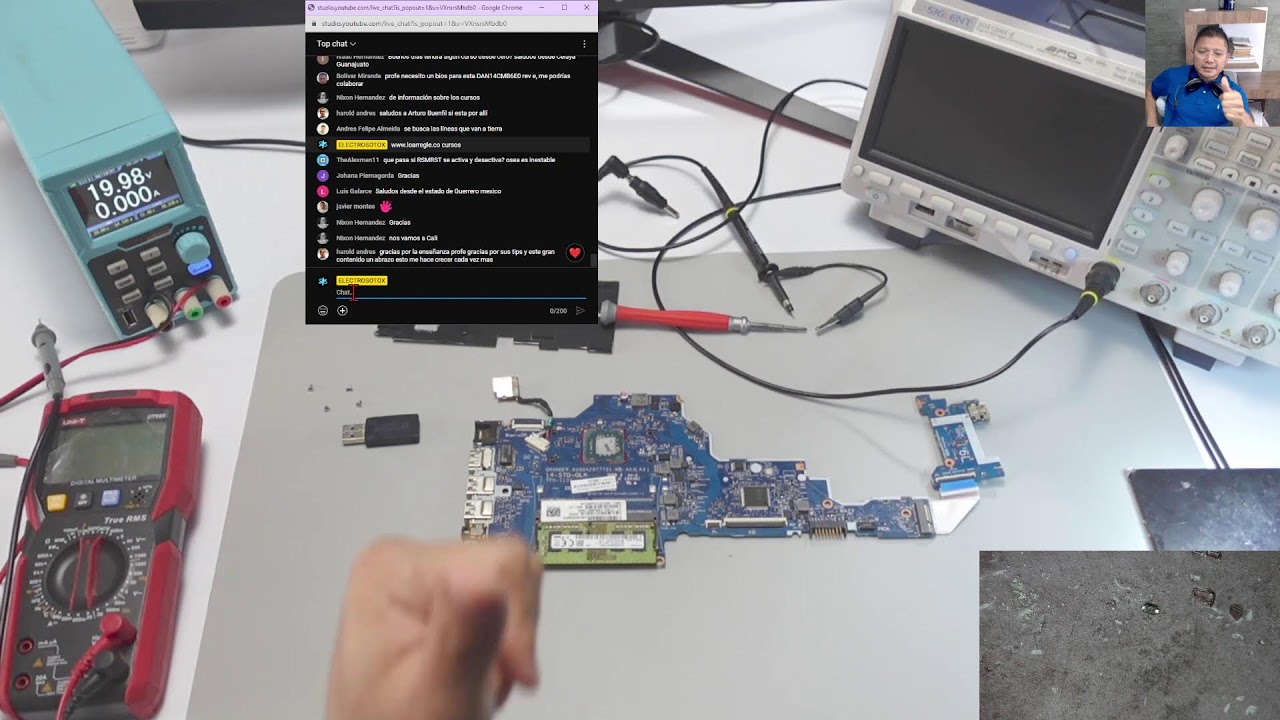 paso a paso como reparar board de laptop en la practica -tips