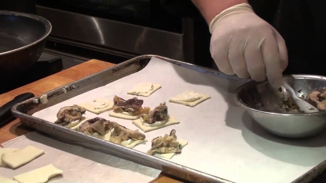Savannah How: Wild mushroom puff pastry hors d'oeuvre