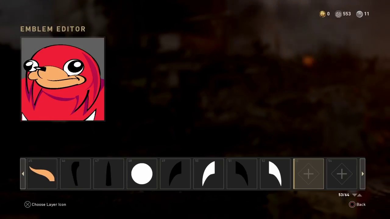 Ugandan Knuckles WW2 Emblem Tutorial Step By Step [You Still Do Not Know De Way]