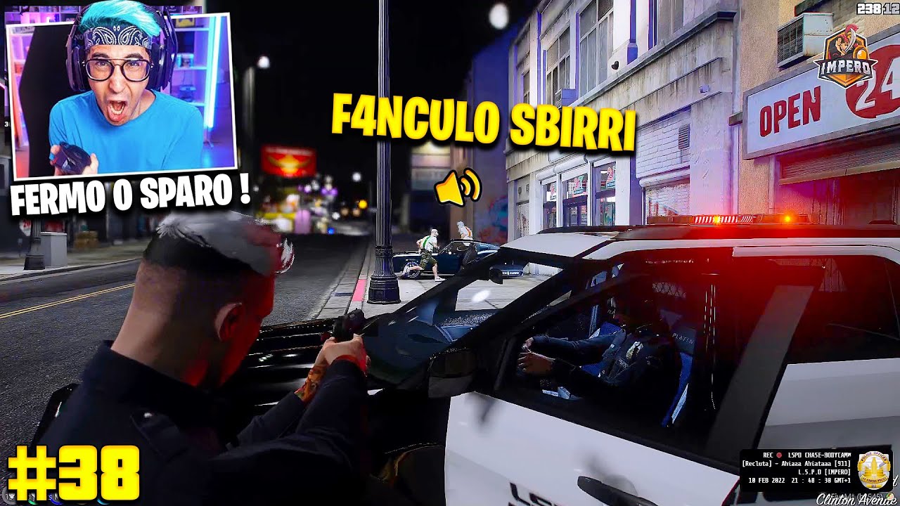PRIMA RAPINA DA POLIZIOTTO FINITA IN SPARATORIA su GTA5 RP (AHIAAA ADVENTURE EP.38)