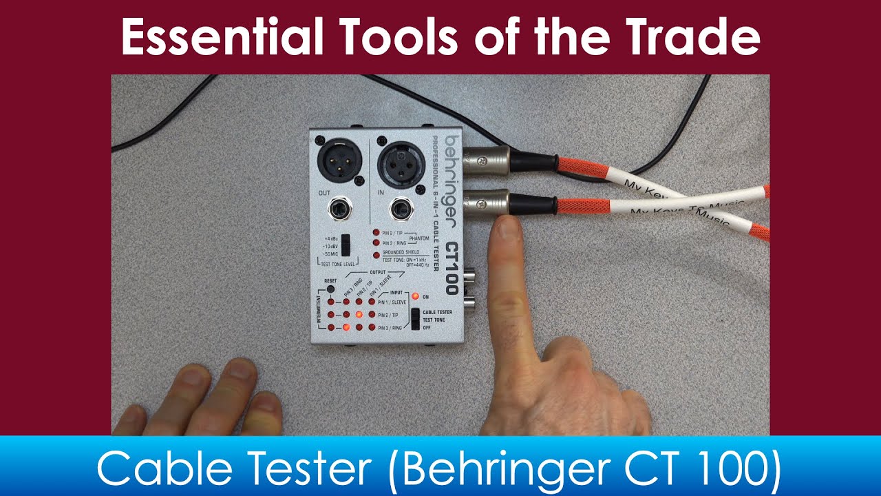Behringer CT100 Review and Demo (The Best Way to Test Your MIDI and Audio Cables?)