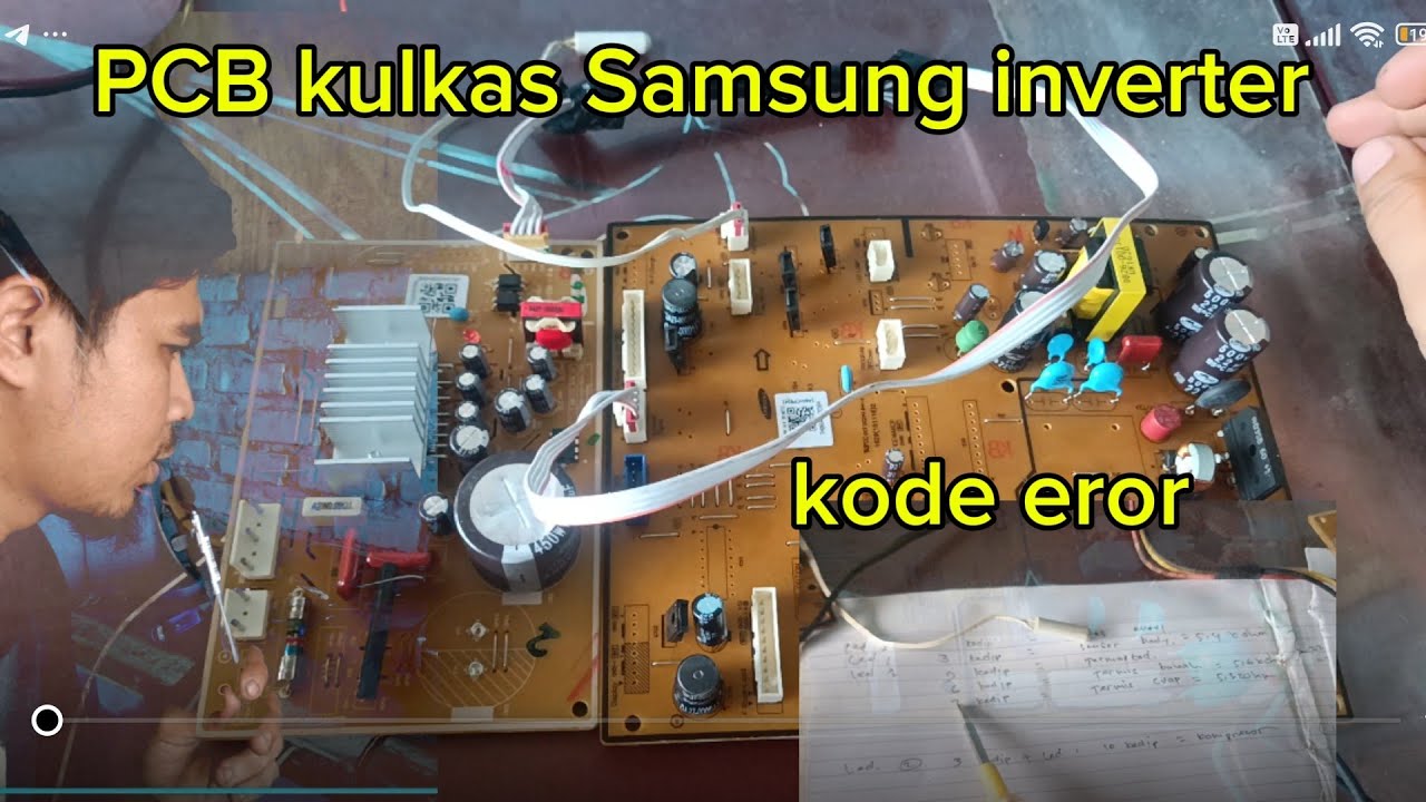 KUPAS TUNTAS PCB KULKAS SAMSUNG INVERTER