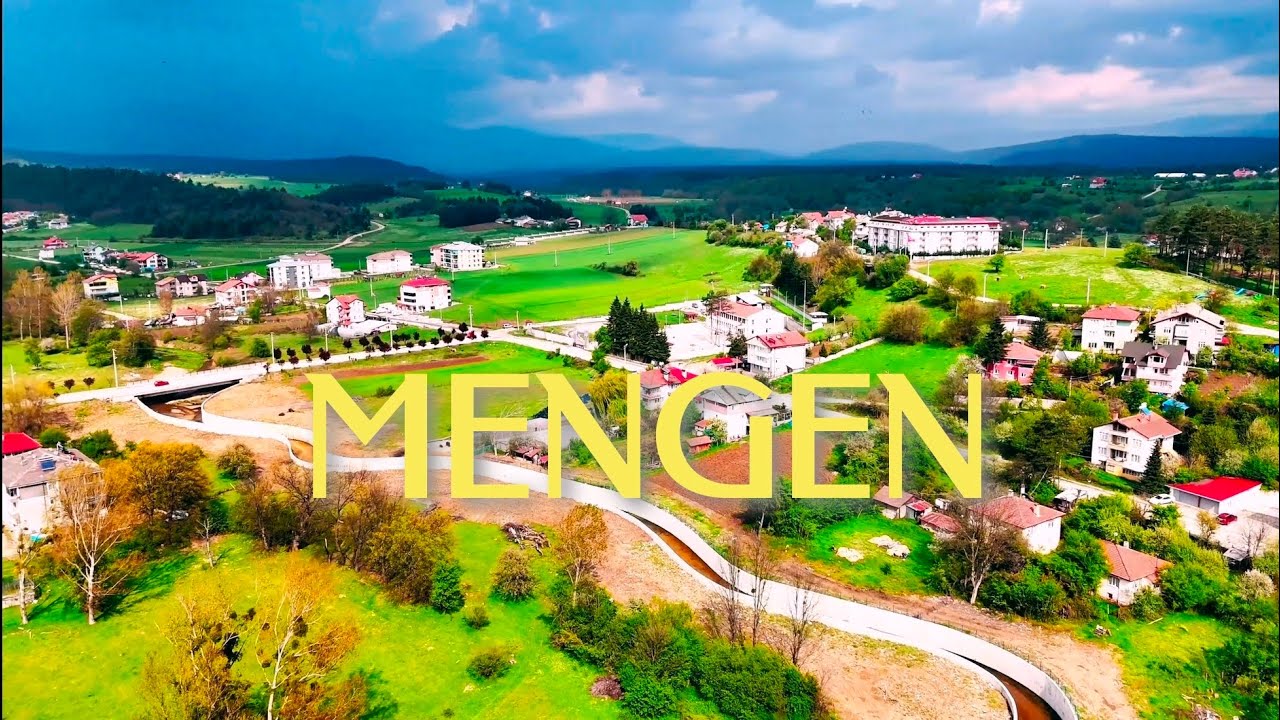 Bolu Mengen | Doğa ve İlçe Manzarası | 4K Drone