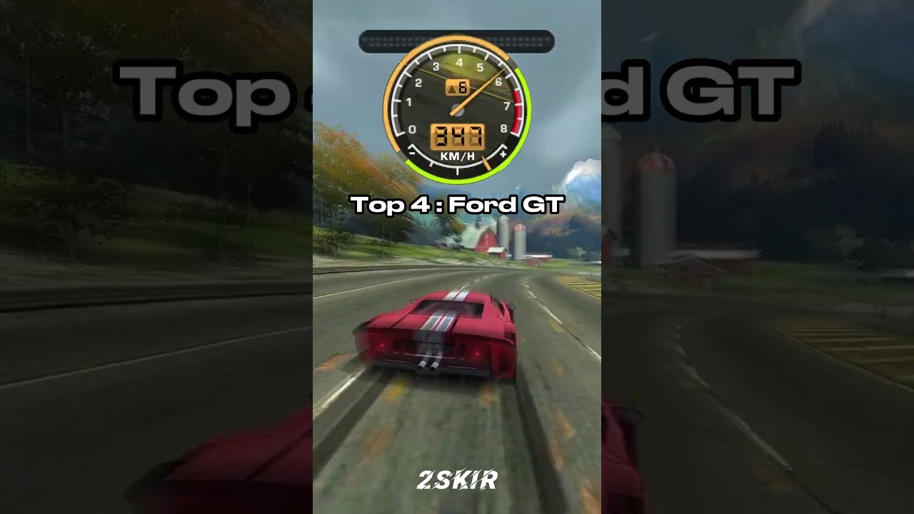 The 5 fastest cars in NFS MW 🤩