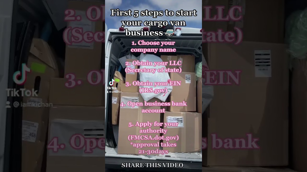 How to get started in the #cargovan business🚐 #shortsfeed #shorts #logistics #delivery #otr #atl
