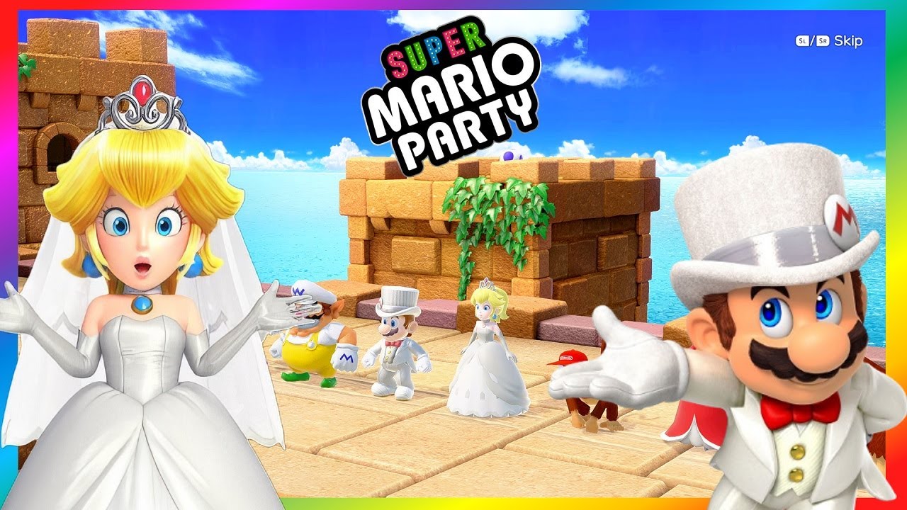 Super Mario Party - Get Over It - Peach Mario VS Luigi Daisy