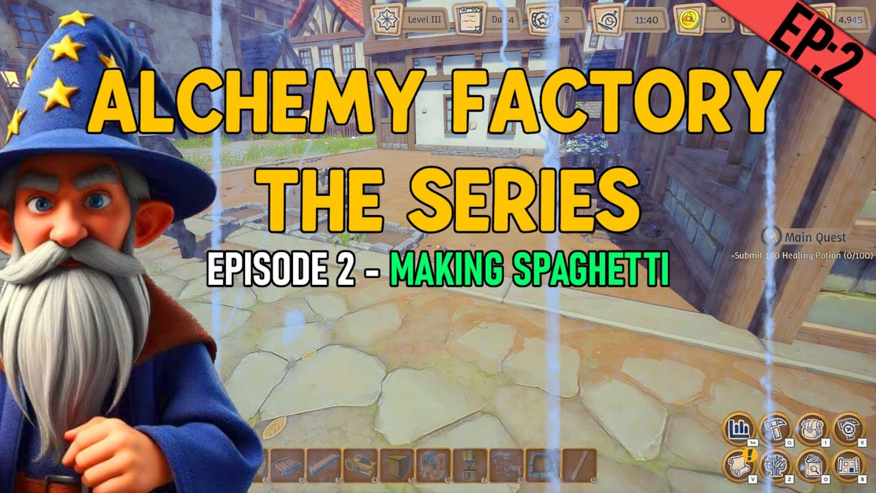 Alchemy Factory Series Ep:2- Making Spaghetti