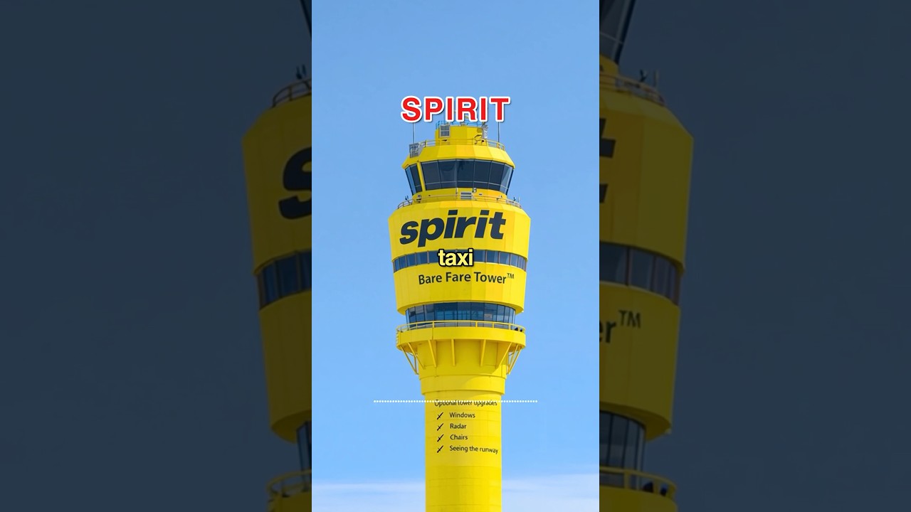 Компания Spirit начала строительство бюджетной диспетчерской вышки 💀