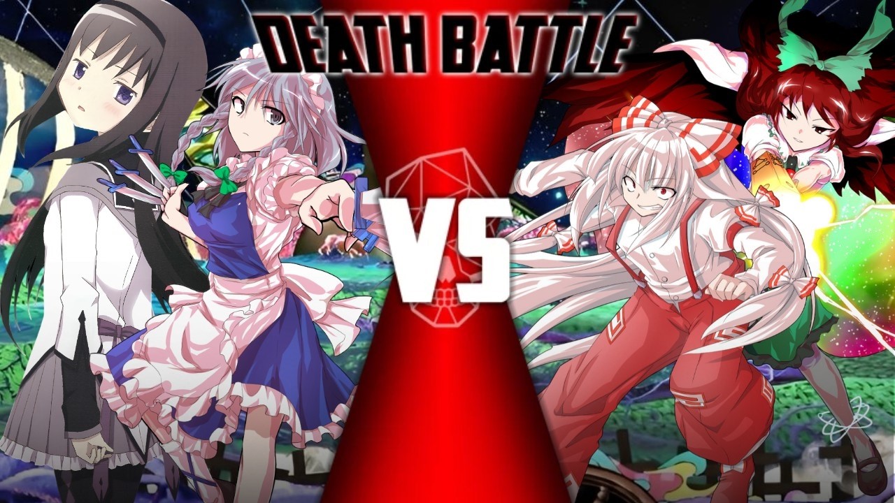 〖Touhou MUGEN〗Sakuya Izayoi and Homura Akemi vs Fujiwara no Mokou and Utsuho Reiuji