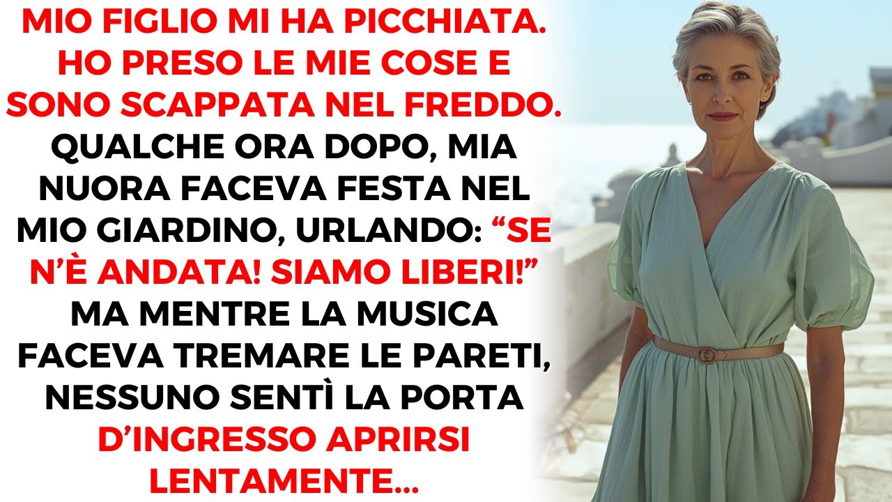 Dopo Che Mio Figlio Mi Ha Aggredita, Me Ne Sono Andata. Mentre Mia Nuora Preparava Una Festa…