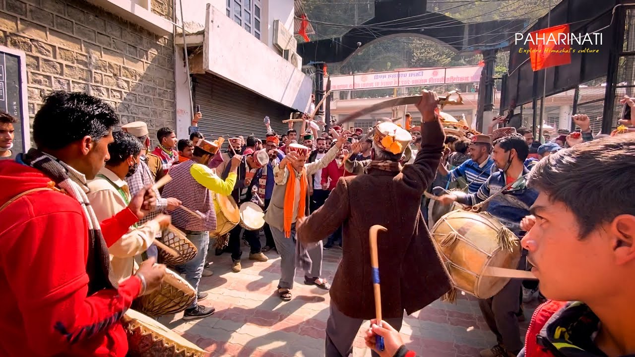 माता बूढ़ी बच्छवारण जी की मंडी शिवरात्रि 2021 जलेब - Jaleb of Mata Budhi Bachhwaran Ji