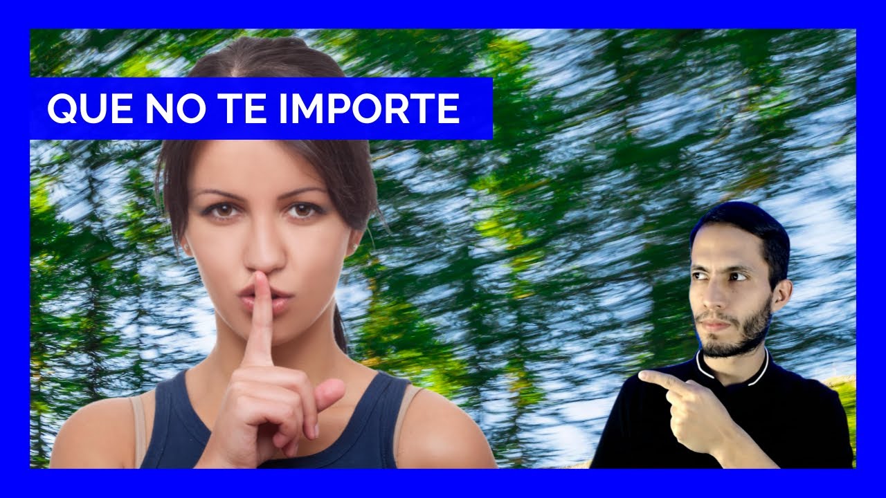 Como hacer que NO ME IMPORTA lo que haga mi novio (novia)