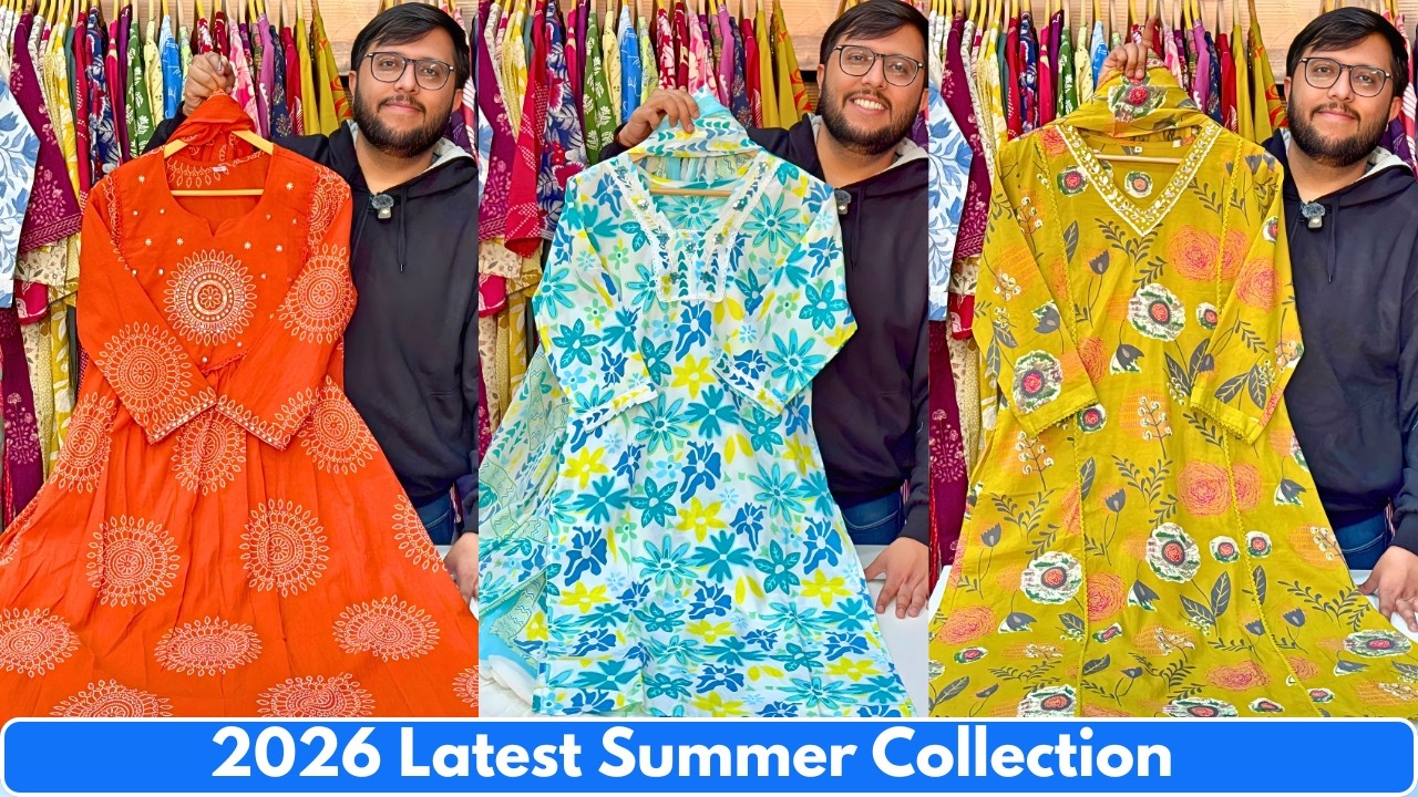 2026 Latest Cotton Kurti Sets & Party Wear Collection | Kurti Wholesaler in Jaipur