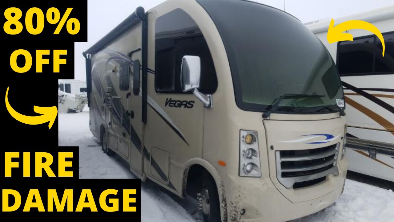 2015 THOR VEGAS RV WITH FIRE DAMAGE 80% OFF RETAIL