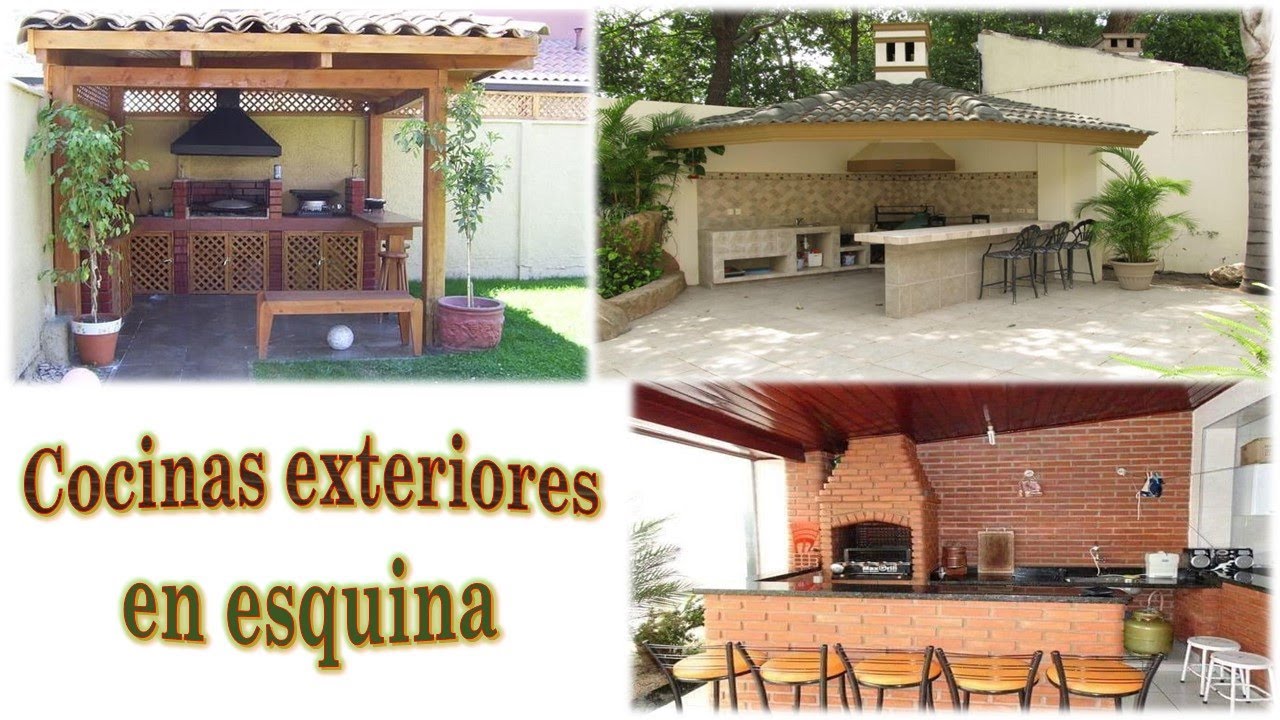 COCINAS exteriores en esquina ✿✔✔
