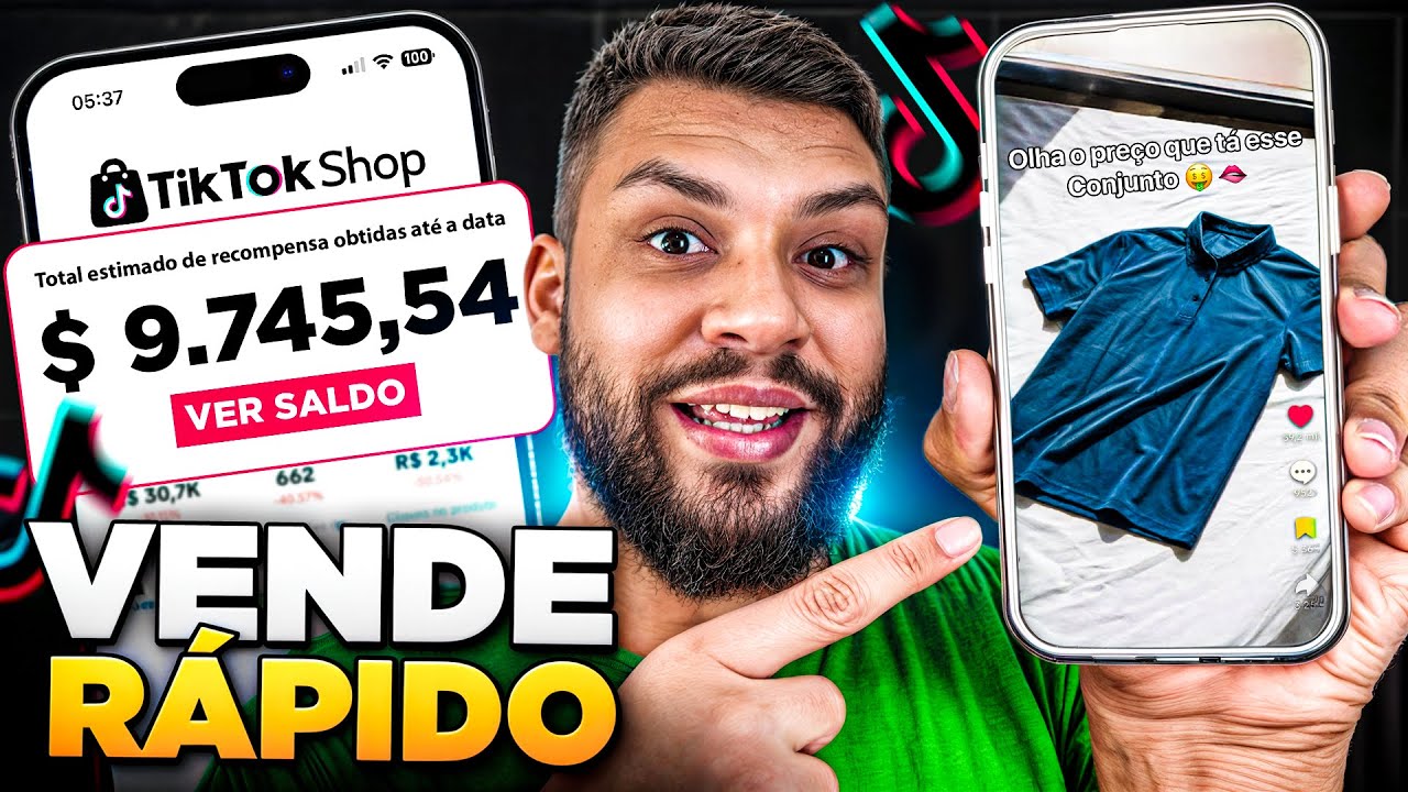 COMO VENDER no TIKTOK SHOP pelo CELULAR SEM APARECER | PASSO A PASSO para AFILIADOS INICIANTES