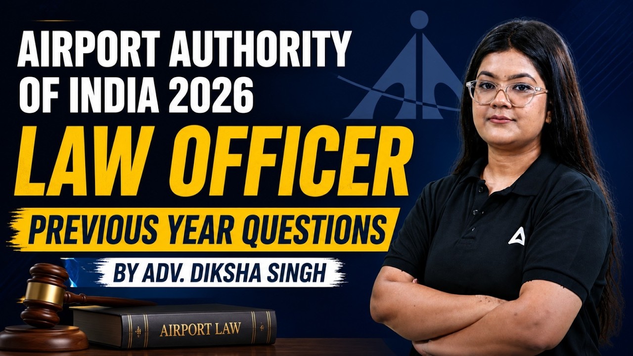 Airport Authority of India 2026 Law Officer Previous Year Questions