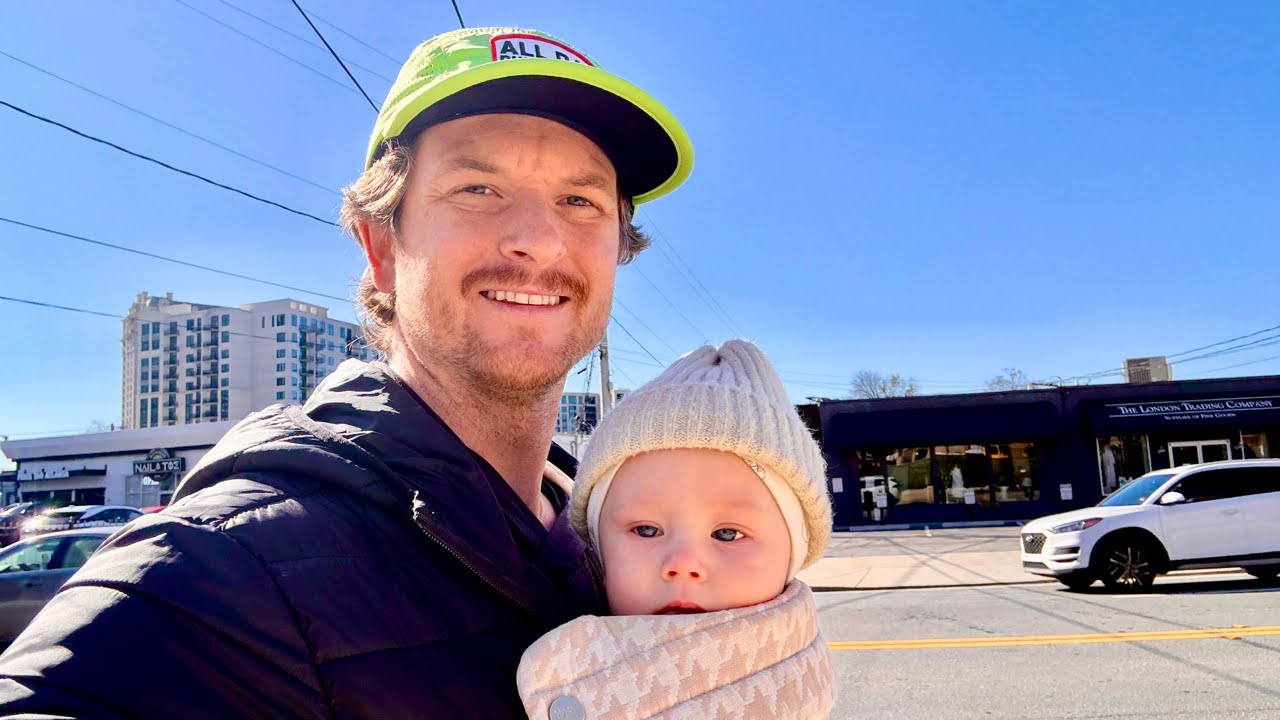 IRL stay at home Dad taking son for a walk ￼