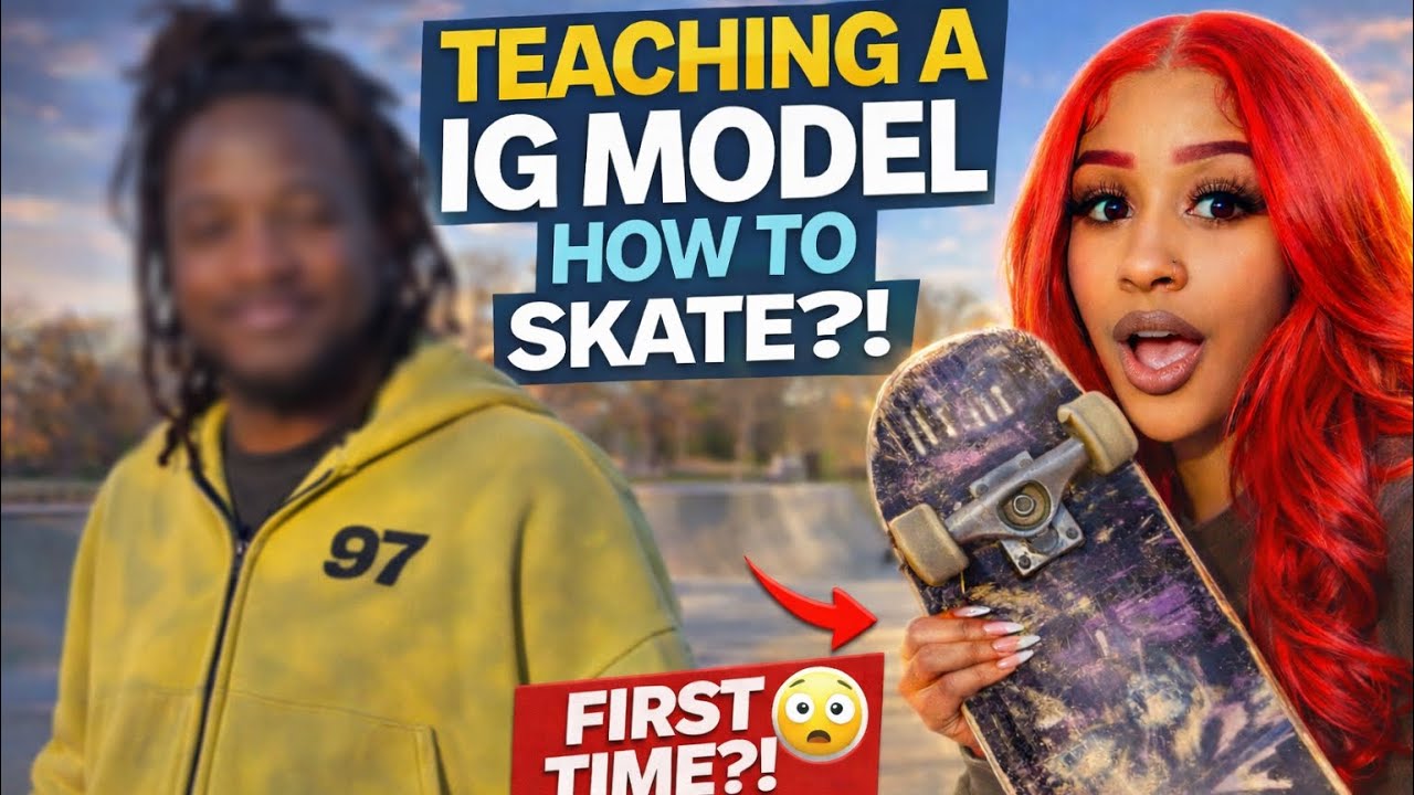 I Taught An IG MODEL To Skateboard 