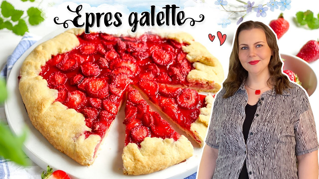 Epres galette recept 🍓 francia pite egyszerűen!