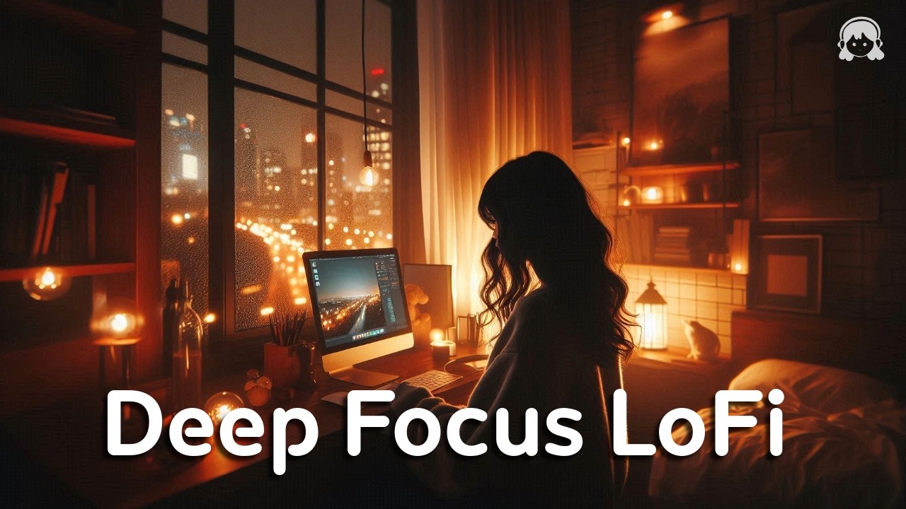 Deep Focus Lo-Fi | Late Night Study Work Music & Productivity | Chill beats for Concentration