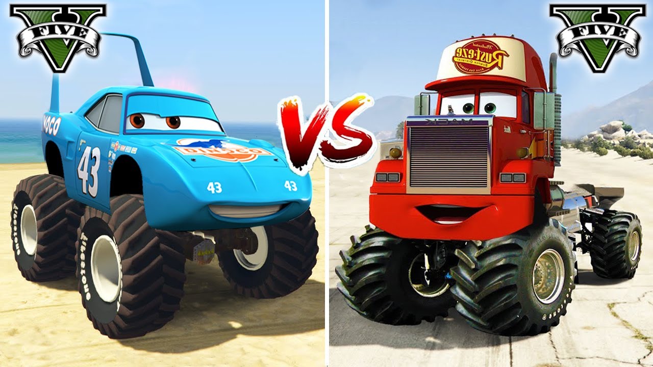 MONSTER King Dinoco VS MONSTER Mack Truck in GTA 5 - WHO IS BEST?