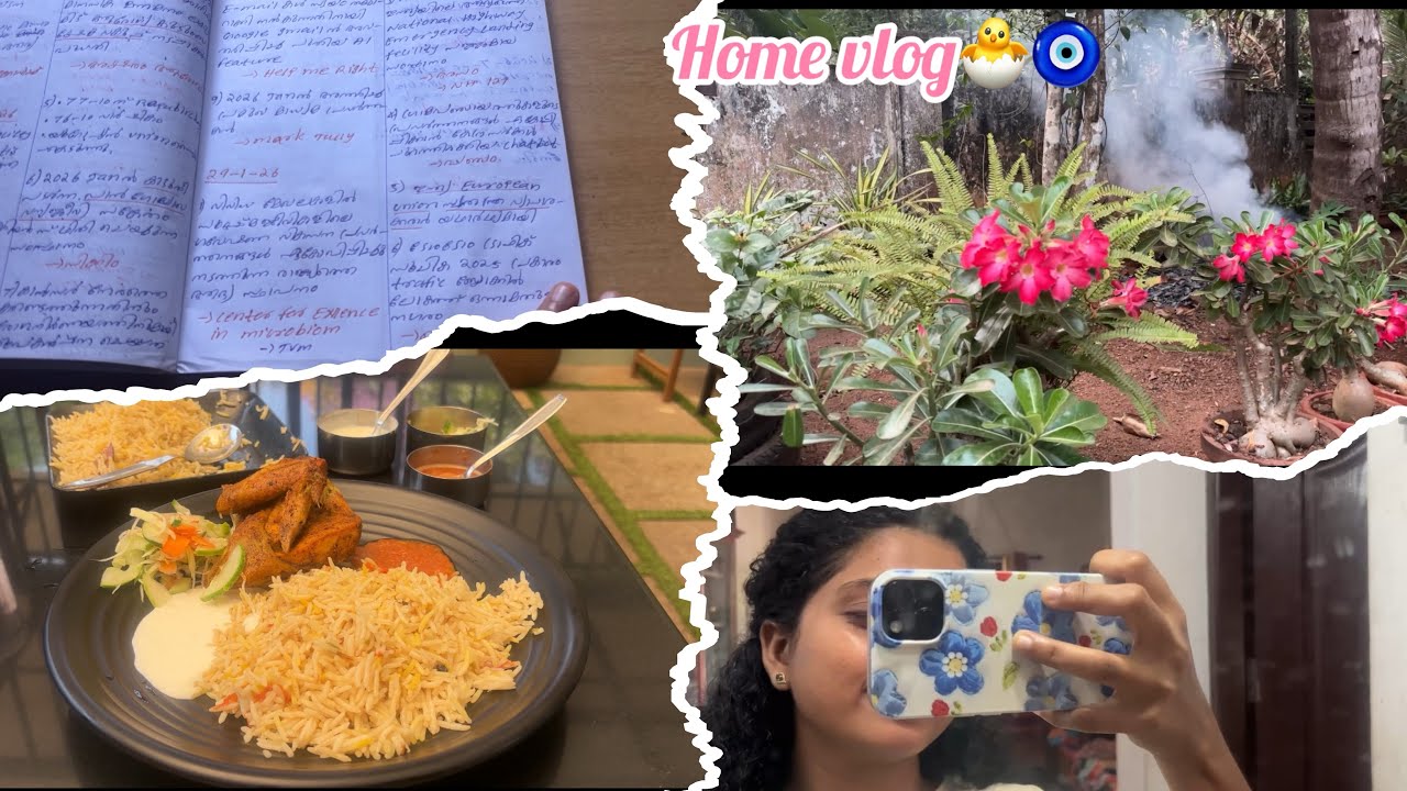 Home vlog 🐣 | kerala psc aspirant 📖 | SREETHU SREENIVASAN 🧿|